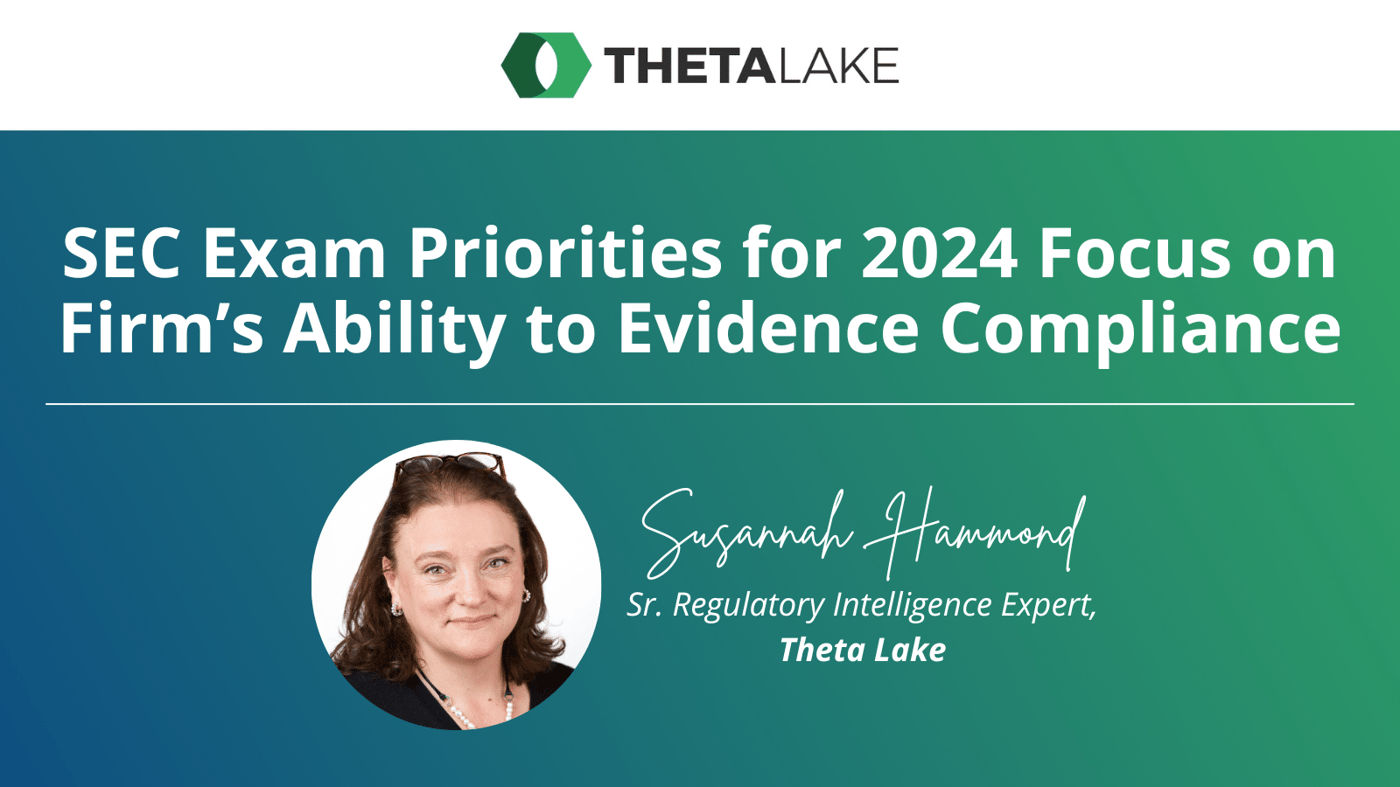 SEC Exam Priorities for 2024 Focus on Firm’s Ability to Evidence Compliance